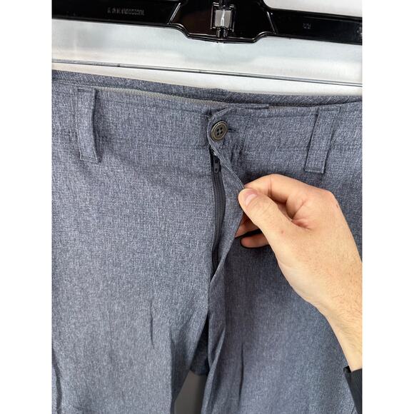 Under Armour Match Play Vented Golf Pants Grey Size 34x32 Breathable Performance - Picture 10 of 13